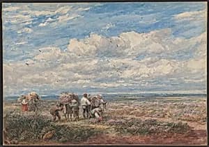 The Heather or Broom Gatherers by David Cox