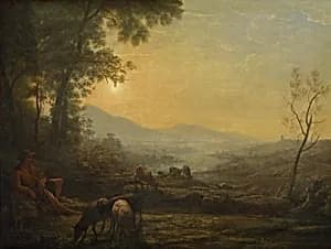 The Herdsman by Follower of Claude Lorrain