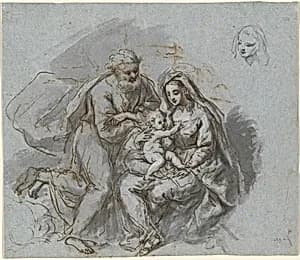 The Holy Family by Bartholomäus Ignaz Weiss