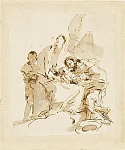 The Holy Family by Giovanni Battista Tiepolo