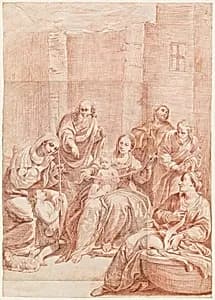 The Holy Family by Giuseppe Maria Crespi