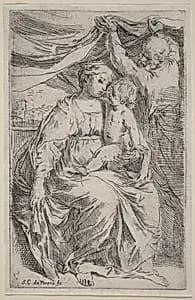 The Holy Family by Simone Cantarini
