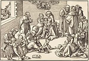The Holy Kinship by Lucas Cranach the Elder