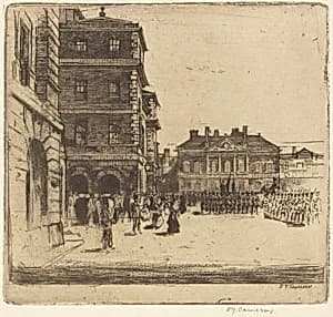 The Horse Guards by David Young Cameron