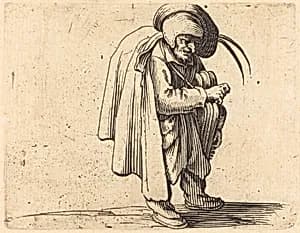 The Hurdy-Gurdy Player by Jacques Callot