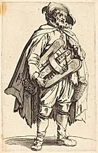 The Hurdy-Gurdy Player by Jacques Callot