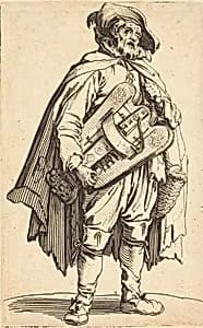The Hurdy-Gurdy Player by Jacques Callot