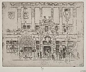 The Institute, Piccadilly by Joseph Pennell