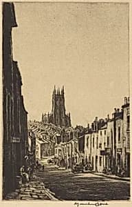 The Jews' Quarter, Leeds by Sir Muirhead Bone