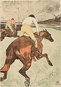 The Jockey (Le jockey) by Henri de Toulouse-Lautrec