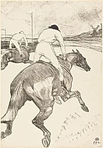 The Jockey (Le jockey) by Henri de Toulouse-Lautrec