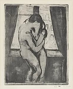 The Kiss by Edvard Munch
