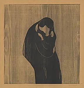 The Kiss by Edvard Munch