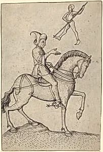 The Knight of Men by Master E.S.