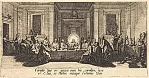 The Last Supper by Jacques Callot