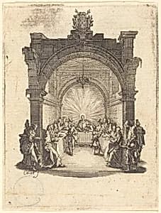 The Last Supper by Jacques Callot