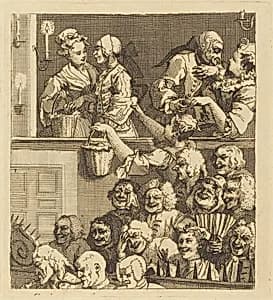 The Laughing Audience by William Hogarth