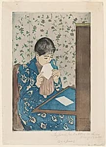The Letter by Mary Cassatt