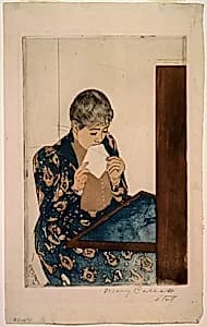 The Letter by Mary Cassatt