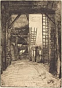 The Lime-Burner by James McNeill Whistler