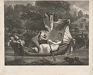 The Little Boat, or The Happy Union by Philibert-Louis Debucourt