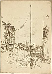 The Little Mast by James McNeill Whistler