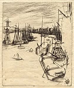 The Little Rotherhithe by James McNeill Whistler