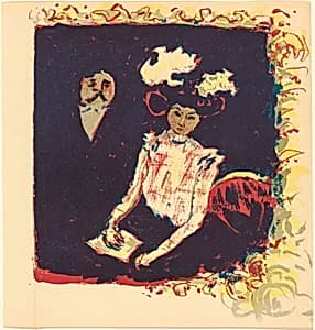 The Loge (La Loge) by Pierre Bonnard