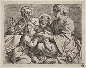 The Madonna della Scodella by Annibale Carracci