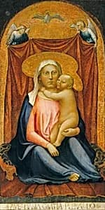 The Madonna of Humility by Masaccio