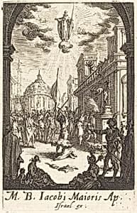 The Martyrdom of Saint James Major by Jacques Callot