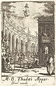 The Martyrdom of Saint Thaddeus by Jacques Callot