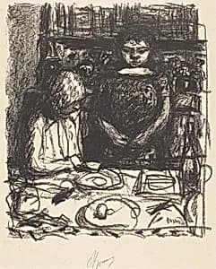 The Menu by Pierre Bonnard