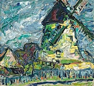 The Mill (at Goppeln) by Erich Heckel