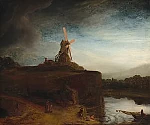The Mill by Rembrandt van Rijn