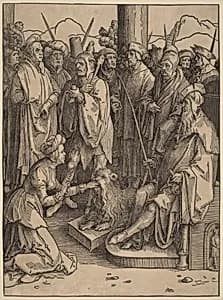 The Mouth of Truth by Lucas van Leyden
