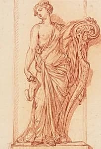 The Muse Terpsichore by Augustin Pajou