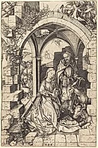 The Nativity by Martin Schongauer
