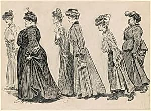 The New Hat by Charles Dana Gibson