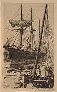 The Norwegian, Port Concarneau by Earl Stetson Crawford