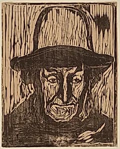 The Old Seaman by Edvard Munch