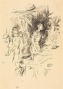 The Old Smith's Story by James McNeill Whistler