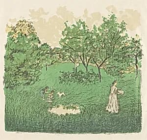 The Orchard (Le verger) by Pierre Bonnard
