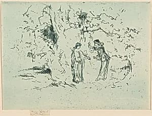 The Pastoral Play by Théodore Roussel