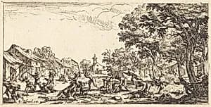 The Peasants' Revenge by Jacques Callot