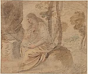The Penitent Magdalene by Pier Francesco Mola