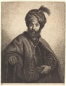 Portrait of Georg Friedrich Schmidt after Rembrandt van Rijn