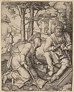 The Pilgrims by Lucas van Leyden