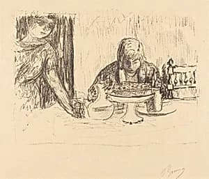 The Pitcher and the Fruit-Dish by Pierre Bonnard