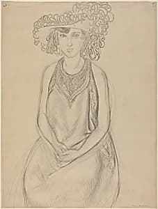 The Plumed Hat by Henri Matisse
